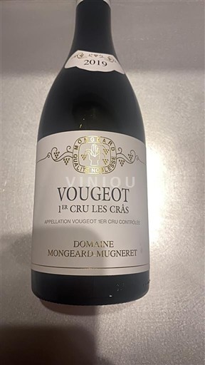 Burgund Vougeot Premier Cru Domaine Mongeard-Mugneret 1er Cru Les Cras 2019