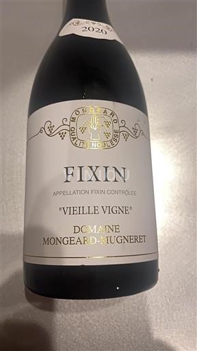 Bourgogne Fixin Domaine Mongeard-Mugneret Vieille Vigne 2020
