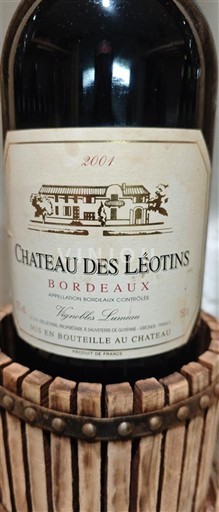Burdeos Bordeaux Château S Léotins 2001