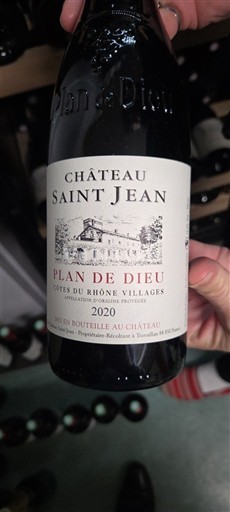 Rhône-dalen Ikke specificeret Château Saint Jean Plan de Dieu 2020