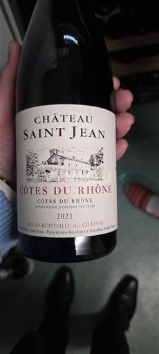 Rhône-dalen Côtes-du-Rhône Château Saint Jean 2021
