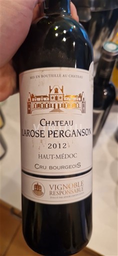 Bordeaux Haut-Médoc Cru Bourgeois Château Larose Perganson 2012