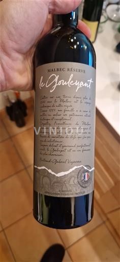 Sud-Ouest Cahors Le Gouleyant Malbec Réserve 2022