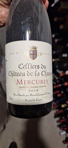 Borgogna Mercurey Château Cellier du Château de la Chaume 2018