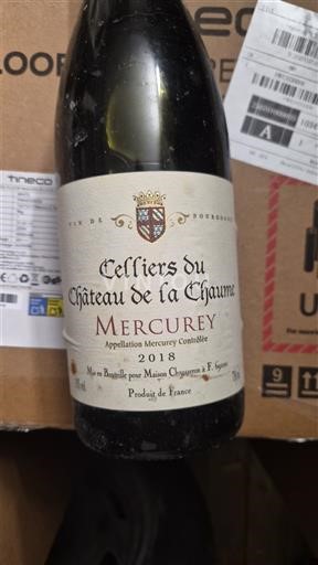 Borgoña Mercurey Château Cellier du Château de la Chaume 2018