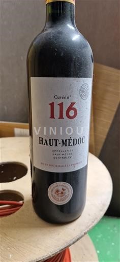 Bordeaux Haut-Médoc Cuvée n°116 2018