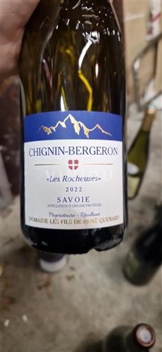 Savoie and Bugey Chignin-Bergeron Domaine Les Fils de René Quenard Les Rocheuses 2022