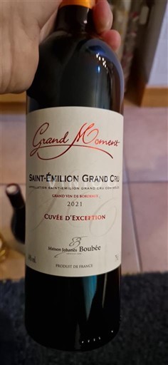Bordeaux Saint-Émilion Grand Cru Grand Cru Maison Johannès Boubée d'Exception 2021