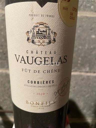 Languedok Corbières Château Vaugelas Fût de Chêne 2020