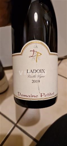 Bourgogne Ladoix Domaine Petitot Vieille Vigne 2019