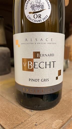 Elsass Château Bernard Becht Exception 2022