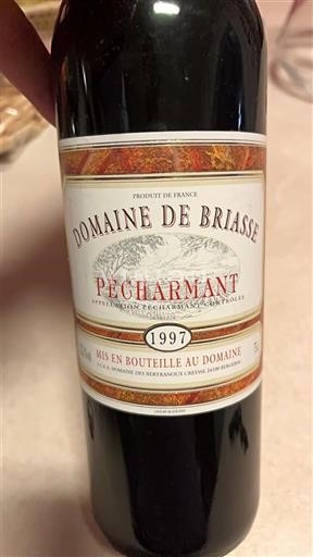 Sydvestfrankrig Pécharmant Domaine Briasse 1997