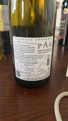 Sud-Ovest Côtes de Gascogne Planète Cépages PAN 2024