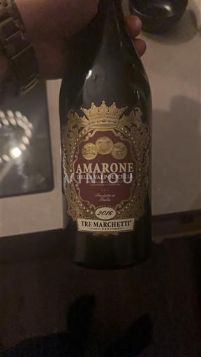 Vénétie Amarone della Valpolicella Tre Marchetti 2016