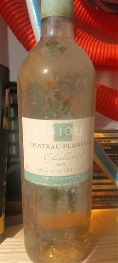 Roussillon Muscat de Rivesaltes Château Planères Excellence 2005