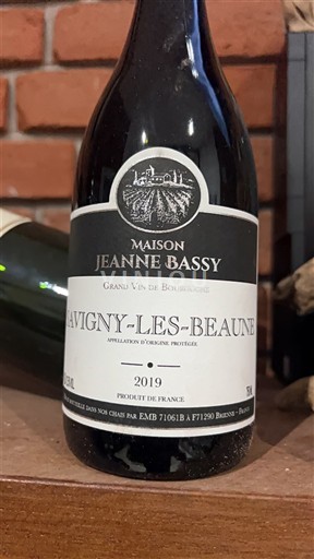 Burgundy Savigny-lès-Beaune Maison Jeanne Bassy 2019