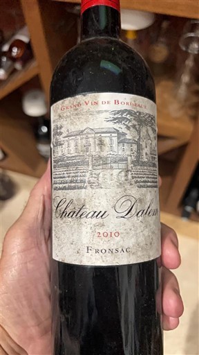 Bordeaux Fronsac Château Dalem 2010