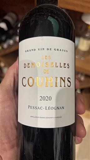 Bordeaux Pessac-Léognan Couhins Les Demoiselles de Couhins 2020