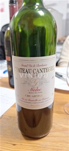 Bordeaux Médoc Château Cantegric 2005