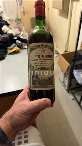 Bordeaux Saint-Émilion Château Laffitte-Montauson 1966