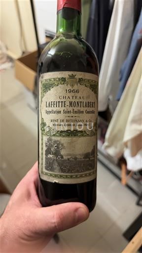 Bordeaux Saint-Émilion Château Laffitte-Montalbert 1966