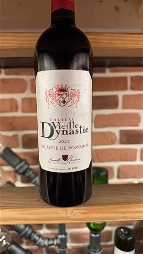 Bordéus Lalande-de-Pomerol Château Vieille Dynastie 2022