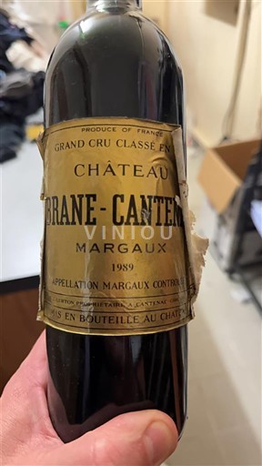 Burdeos Margaux Grand Cru Château Brane-Cantenac 1989