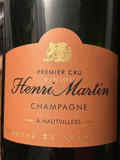 Champagne Champagner Premier Cru Henri Martin 2020