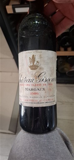 Bordéus Margaux Grand Cru Château Giscours 1986