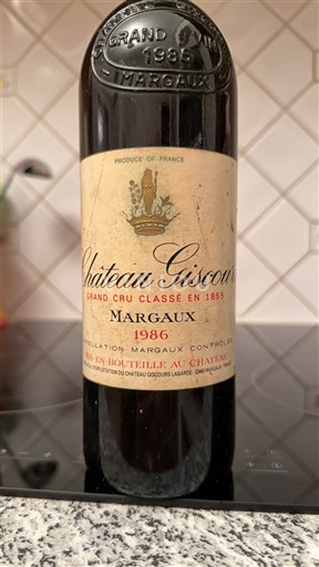Bordeaux Margaux Grand Cru Château Giscours 1986