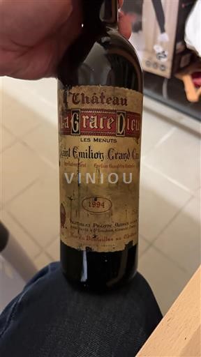 Bordéus Saint-Émilion Grand Cru Château La Grave Dieu Les Menuts 1994