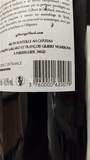 Langvedok Saint-Chinian Gilbert & Gaillard 2018