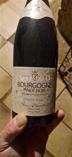 Bourgogne Maison François Martenot Cœur Rubis 2012