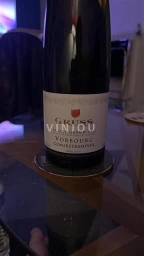 Alsace Gewurztraminer Grand Cru Gruss Vorbourg Gewurztraminer 2023