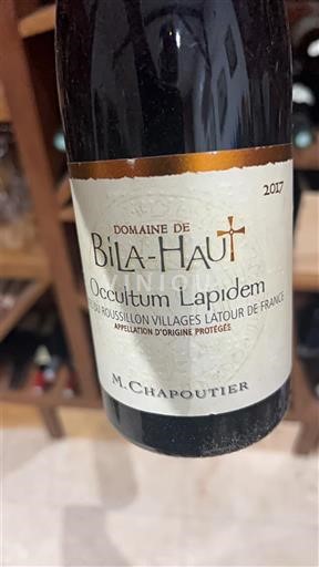 Roussillon Domaine Bila-Haut Occultum Lapidem 2017