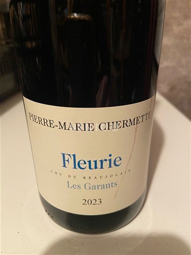 Beaujolais Fleurie Pierre-Marie Chermette Les Garants 2023