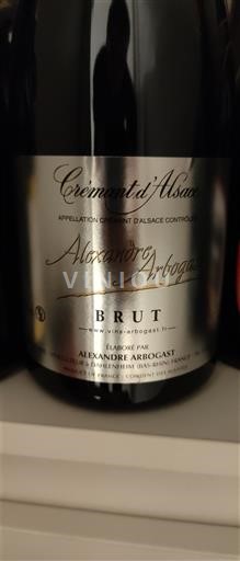Alsace Alsace-kuohuviini Alexandre Arbogast Ei vuosikertaa