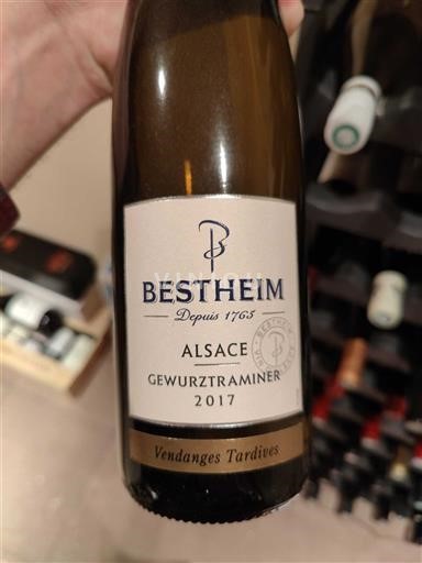 Alsace Vendanges Tardives Bestheim Gewurztraminer 2017