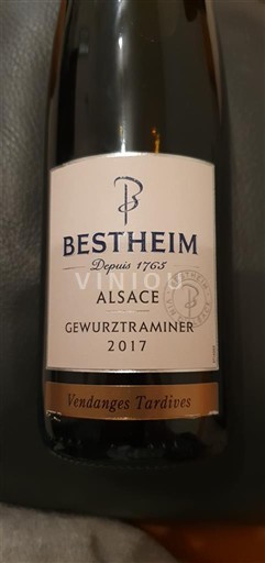 Alsacia Vendanges Tardives Bestheim Gewurztraminer 2017
