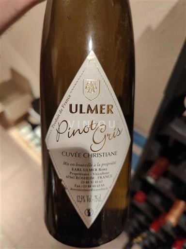 Alsace Ulmer Christiane Non Millésimé