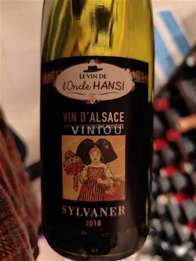 Elsass Le vin de l'Oncle Hansi 2018