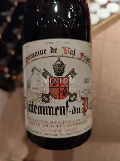 Rhônen laakso Châteauneuf-du-Pape Domaine Val Frais 2022