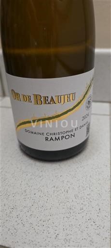 Beaujolais Beaujolais Villages Christophe et Daniel Rampon Or de Beaujieu 2024