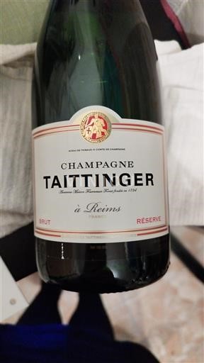 Rượu vang sủi bọt Blanc brut Réserve Taittinger Non millésimé Pháp Champagne Sâm-panh AOC