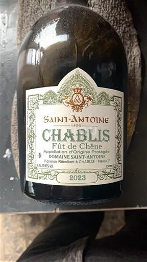 Bourgondië Chablis Domaine Saint-Antoine Fût de Chêne 2023