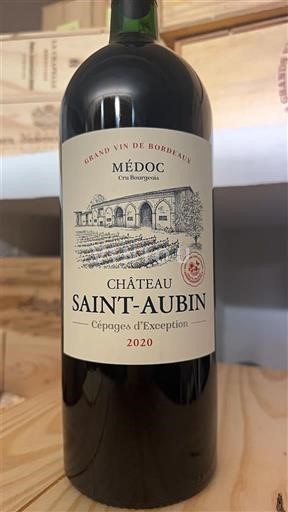 Бордо Медок Château Saint-Aubin Cépages d'Exception 2020