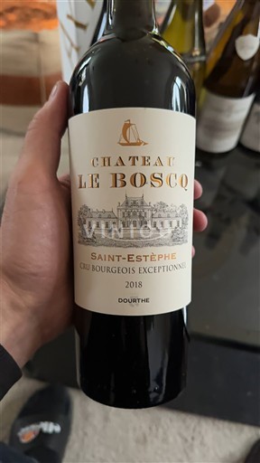 Bordeaux Saint-Estèphe Cru Bourgeois Exceptionnel Château Le Boscq 2018