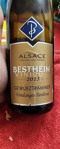 Alsace Vendanges Tardives Bestheim Gewurztraminer Vendanges Tardives 2015