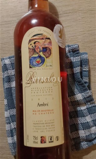 Roussillon Rivesaltes Claude Traty Ambré Neročník