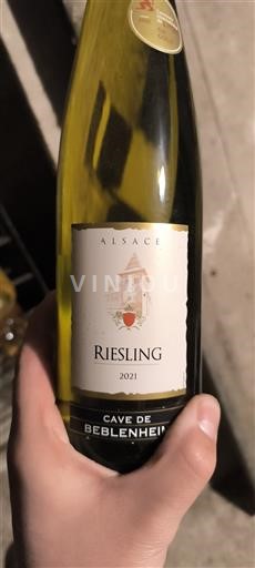 Rượu vang Blanc sec Cave de Beblenheim 2021 Pháp Alsace Vin de France